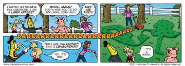 A Decent Job - an Amaizing Jim Corn comic from Prankster Comics