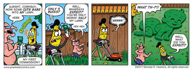 A Crappy Job - an Amaizing Jim Corn comic from Prankster Comics