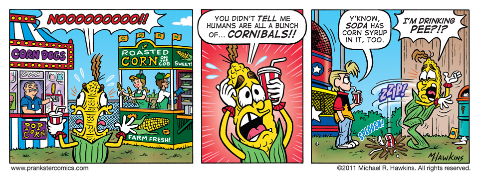 Bad... and Worse - an Amaizing Jim Corn comic from Prankster Comics